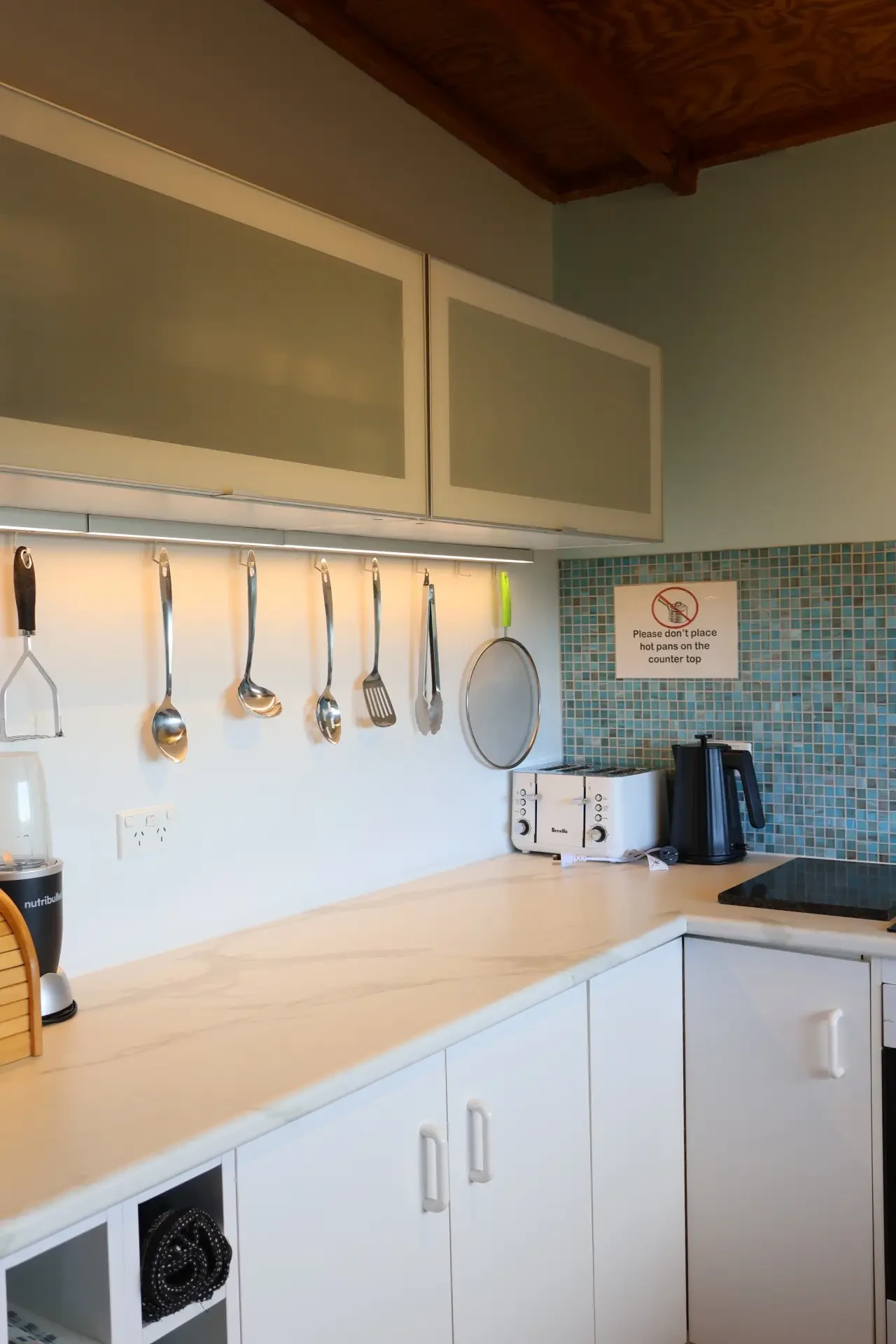 Far View kitchen with mosaic tile splashback