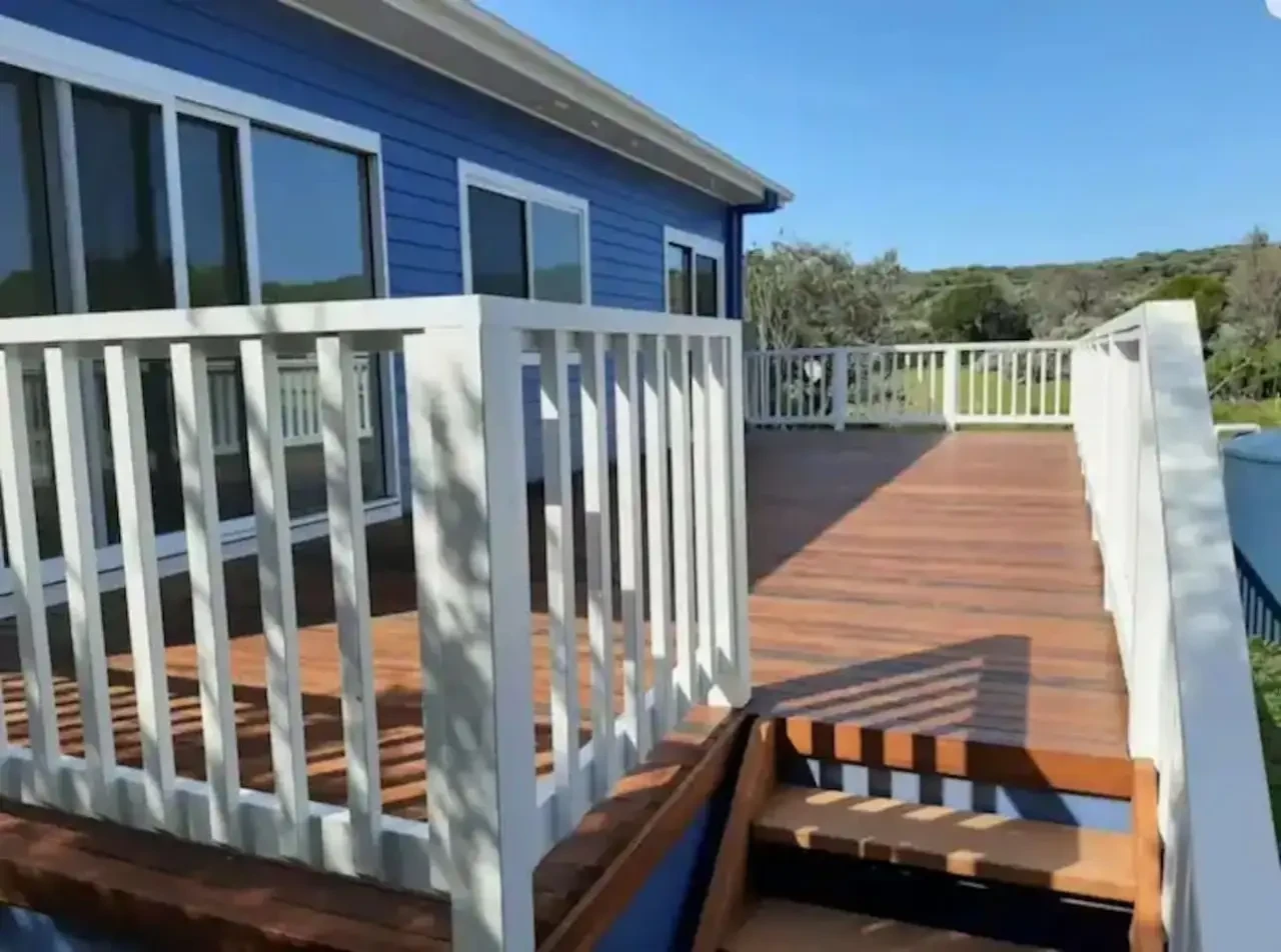 Ocean Blue — deck and exterior