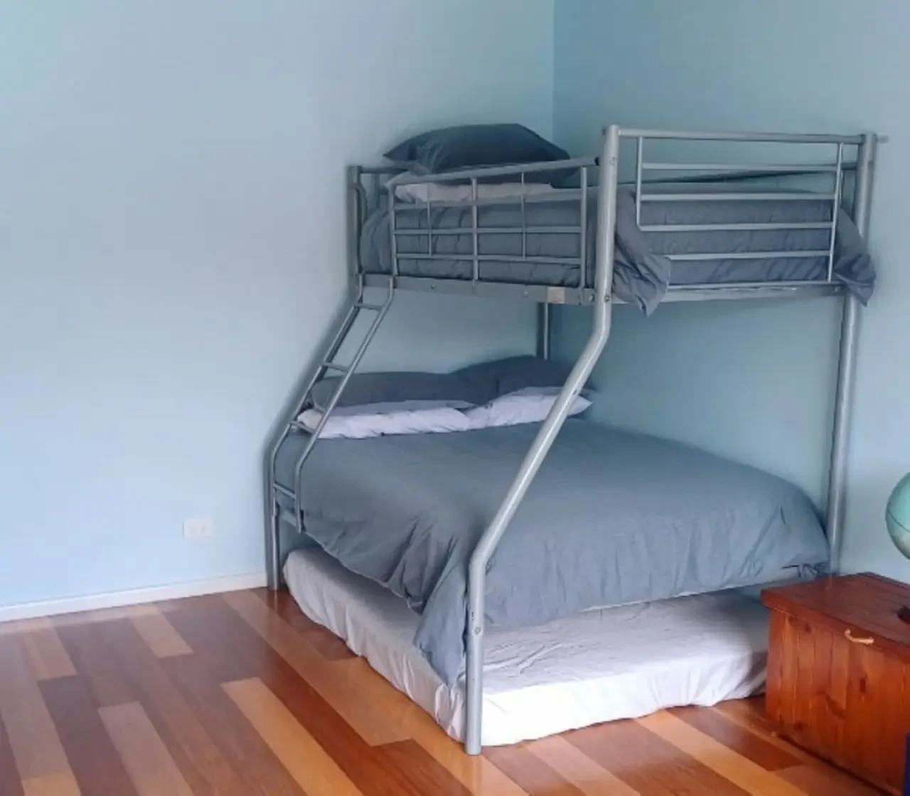 Ocean Blue — bunk bed bedroom