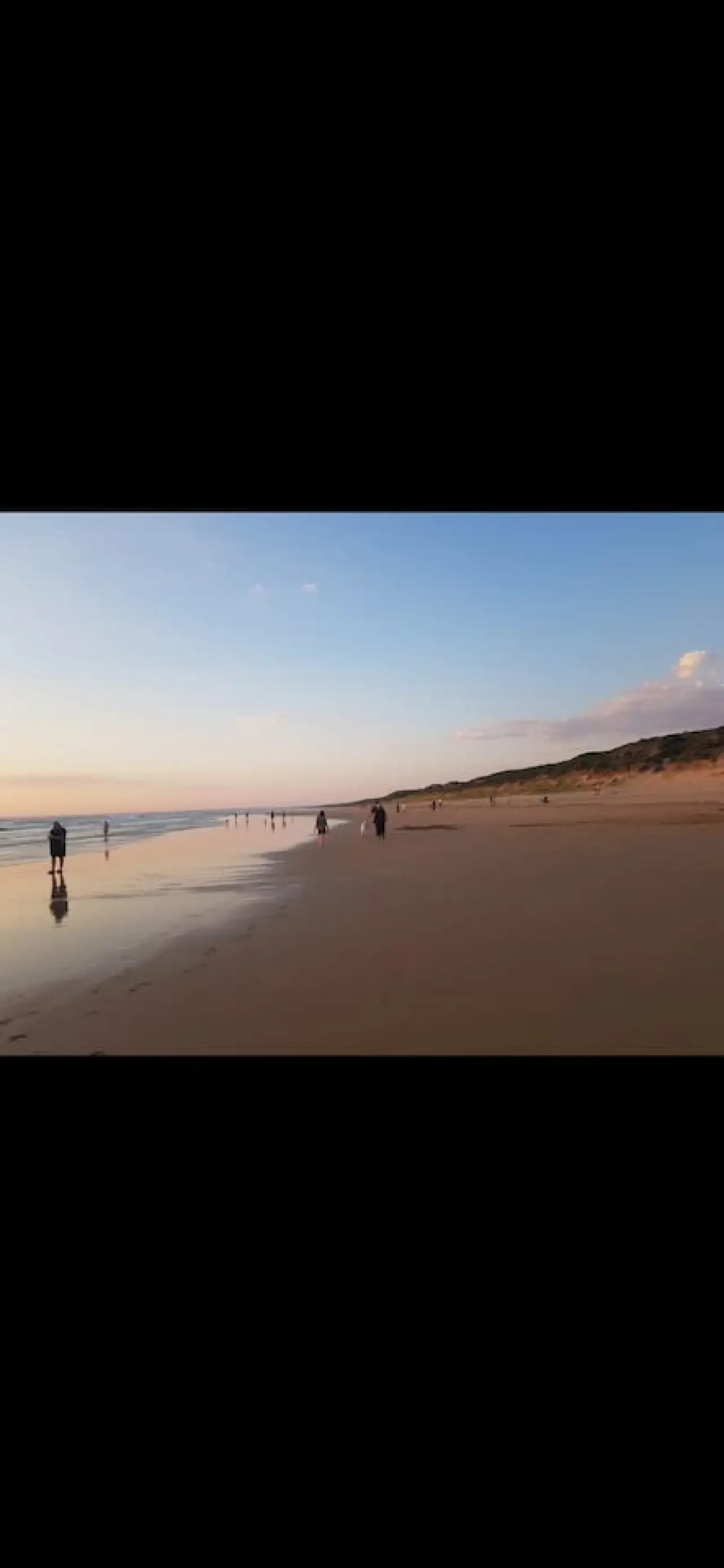Ocean Blue — evening beach walk