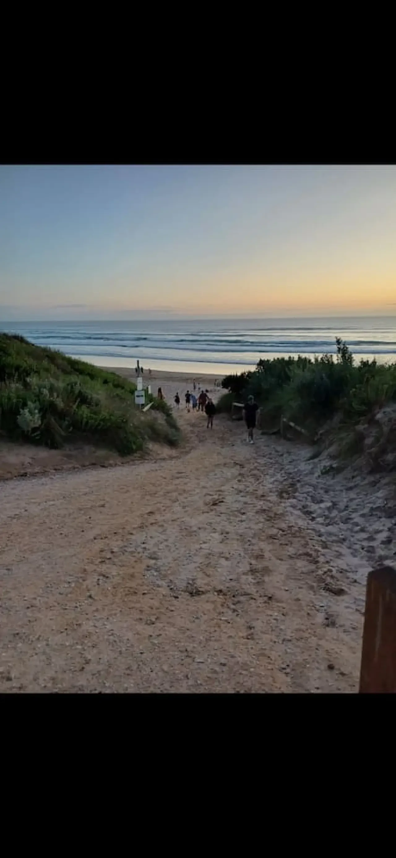 Ocean Blue — beach at golden hour