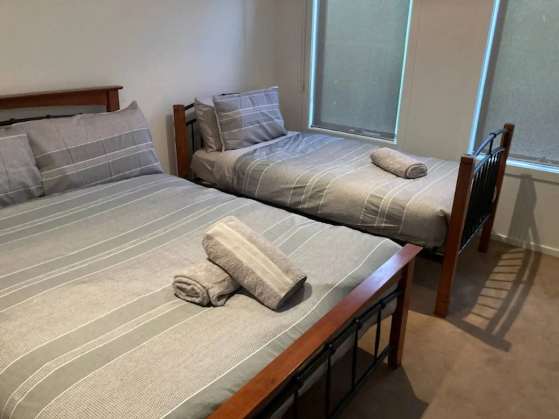Venus Haven bedroom with double and single beds